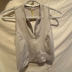 Athletic Half-Zip Tank Top